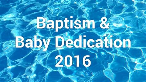 2016 Baptism And Baby Dedication Pool Party Youtube