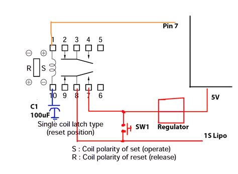 Reset A Single Coil Latching Relay On Power Up How