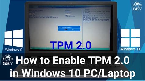 Windows Tpm And How To Enable Tpm In Bios Problem Solved How To Hot