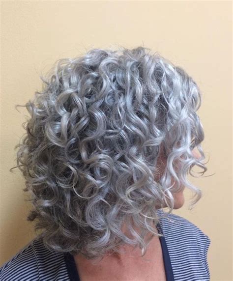 8 Matchless Short To Medium Length Hairstyles For Thick Curly Gray Hair