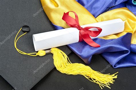 Graduation Cap And Diploma — Stock Photo © Kelpfish 8930121
