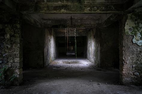 Creepy Dark Hallway Photograph By Roman Robroek Pixels