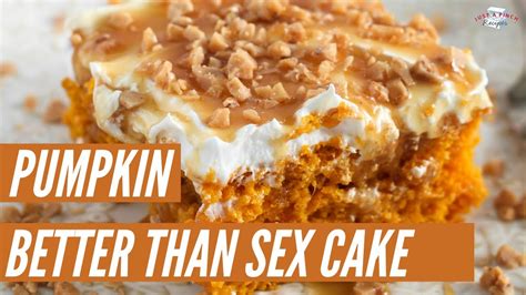 Pumpkin Better Than Sex Cake Easy Pumpkin Cake Recipe Just A Pinch Youtube