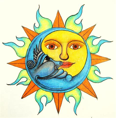 Sun And Moon Merge By Death Charm On Deviantart