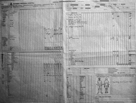 Data Source Handwritten Observation Charts From The Icu The Icu