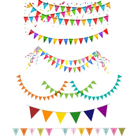 Ribbon Png Colorful Birthday Free Png Png Images Graphic Resources