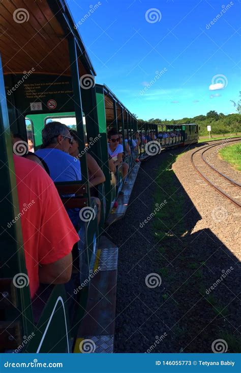 Train With Tourist In Iguazu Falls Argentina One Of The World S