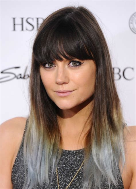 If you were grey before you dyed your hair then the roots will grow out grey. 10 Gorgeous Ways to Go Gray | Brit + Co