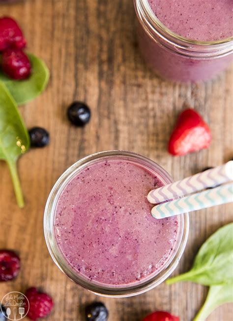 Triple Berry Green Smoothie Like Mother Like Daughter Recipe