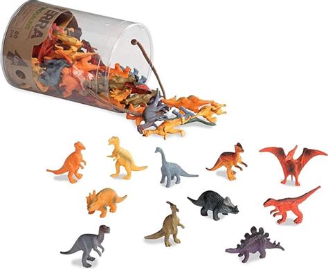 Terra 60 Teilig Dinosaurier Figuren Sammlung Dinos Spielzeug Set