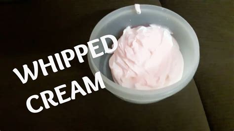 Strawberry Flavoured Whipped Cream 😄 Youtube
