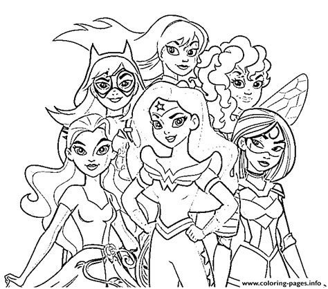 This awesome book comes with so many di. Dc Superhero Girls Coloring Pages Gallery - Whitesbelfast ...