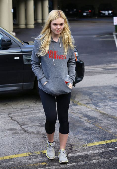Elle Fanning Celebs Who Packed In A Workout Before The Eggnog Toast