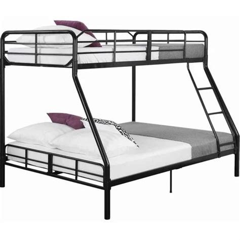 Twin Over Full Stainless Steel Ss Double Bunk Bed Without Storage