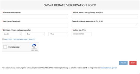 Owwa Rebate Program Online Application