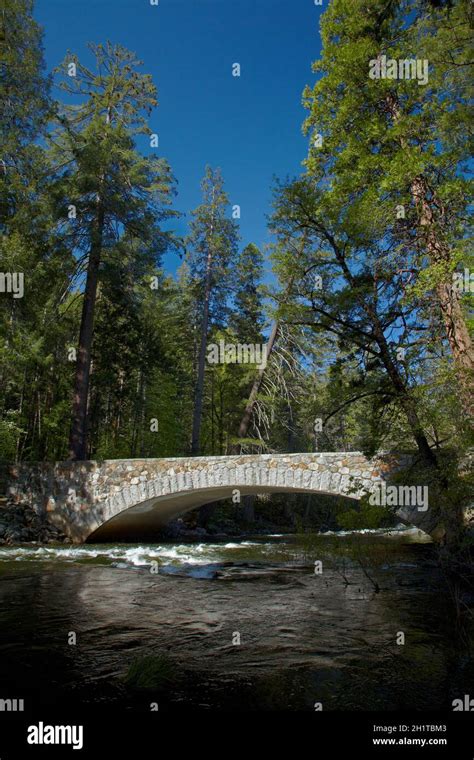 Pohono Bridge Over Merced River Yosemite Valley Yosemite National