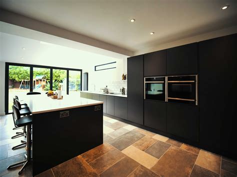 Urban Kitchen By The Gallery Fitted Kitchens Matte Graphite Handle