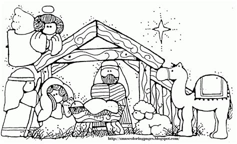 Free bible coloring pages about jesus. Free Nativity Coloring Pages Printable - Coloring Home