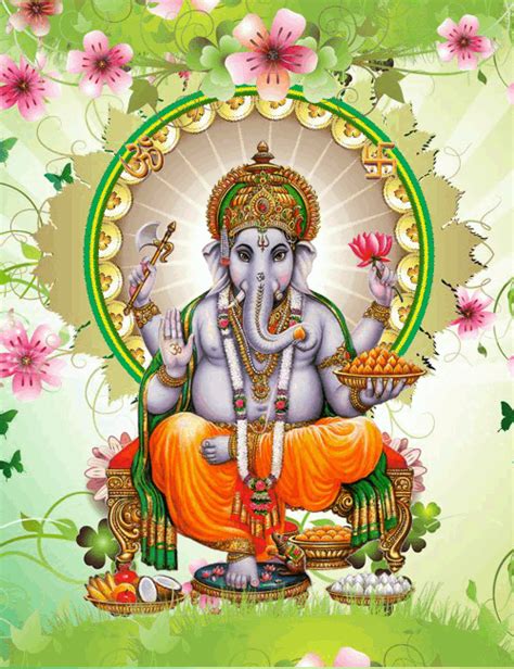 Animated  Images Of Lord Ganesha