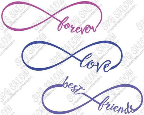 Free Svg Best Friends Infinity Svg Cut In Half 13375 Svg Png Eps Dxf File