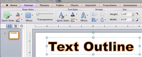 Text Outline In Powerpoint 2011 For Mac Mac Powerpoint Tutorials