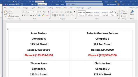 How To Mail Merge Label Using Ms Access And Word Office 365 Youtube