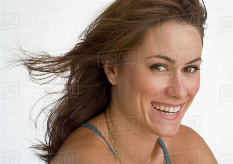 Close Up Of Woman Smiling Stock Photo Dissolve