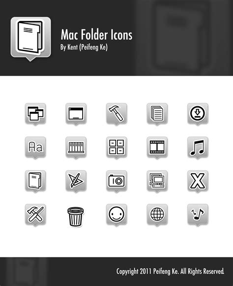 Mac Folder Icons By Kepeifeng On Deviantart - Bank2home.com