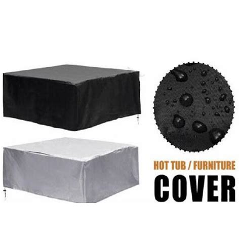Waterproof Square Hot Tub Cover Outdoor Spa Covers Fruugo Uk