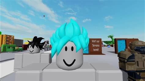 Roblox Neon Blue Spiky Anime Hair YouTube