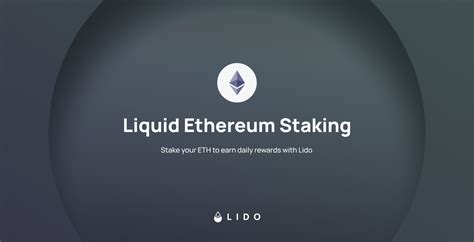 Track Your Ethereum Staking Rewards Lido
