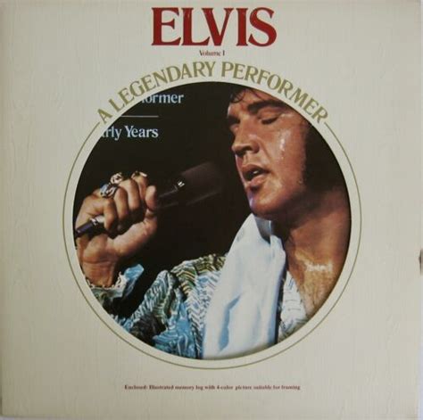 elvis a legendary performer lp rca cpl1 0341 vol 1 with booklet excellent ebay