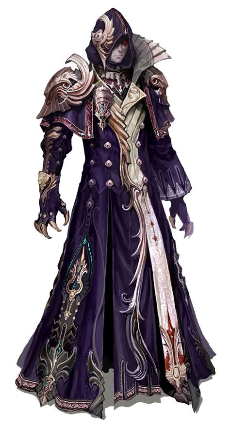 Male Forgotten Abyssal Cloth Armor From Aion Concept Art Characters