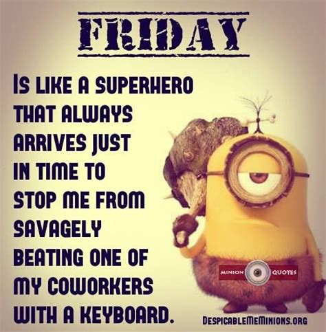√ Minions Friday Quotes