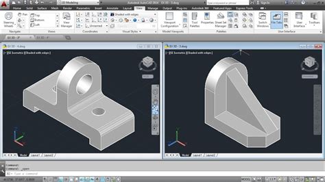 Autocad Mechanical Modeling Making A 3d Model Hindi By Pnccadcam Images