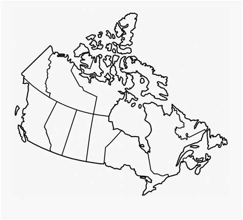 Blank Political Map Of Canada Free Transparent Clipart ClipartKey