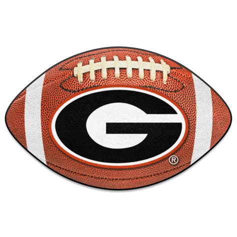 Officially Licensed Ncaa Georgia Bulldogs G Logo Football Rug