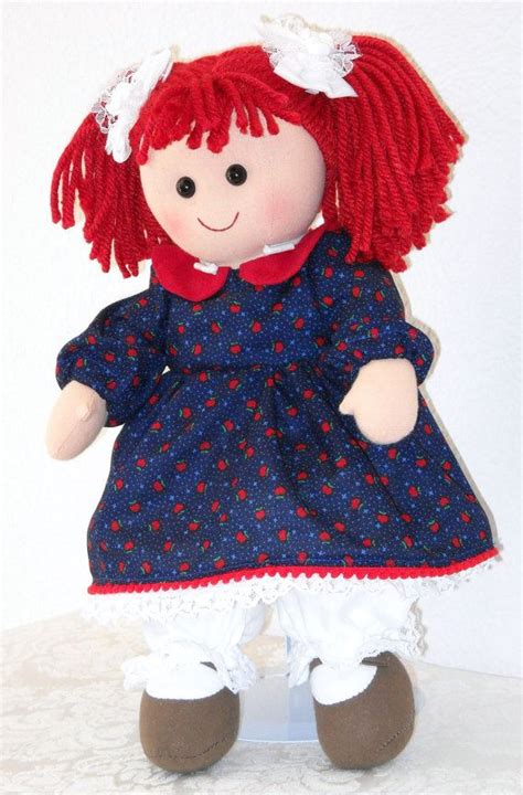 Cute Cloth Doll With Red Hair By Specialt On Etsy 2500 Pretty