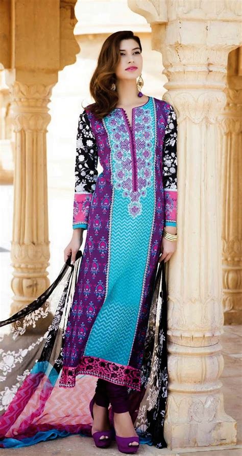 Maria B Astitva Lawn Collection 2014 For India Sahiba Limited Indian