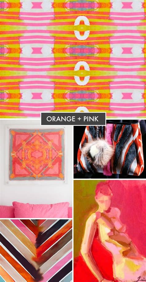 Color Inspiration Orange And Pink Brown Color Palette Pink And