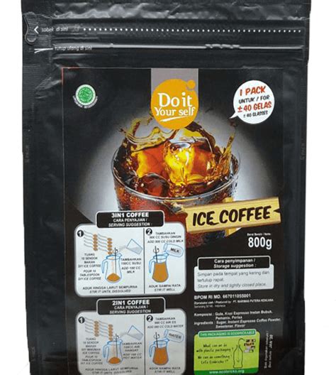 Do It Yourself Ice Coffee Bag 800gr Horeka Marifood Products