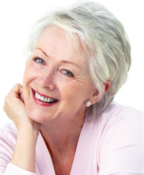 Just use some mousse or root boost before blowdrying. Easy Short Hairstyles for Women Over 60 | Short hair over 60, Haircuts for over 60, Short hair ...