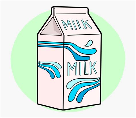Vector Illustration Of Carton Of Fresh Dairy Milk Free Transparent