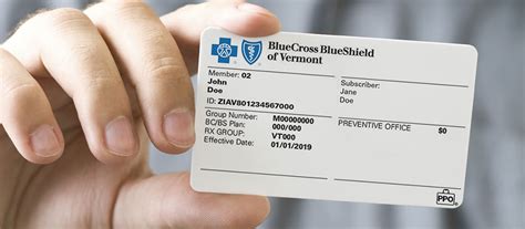 Your Member ID Card BlueCross BlueShield Of Vermont