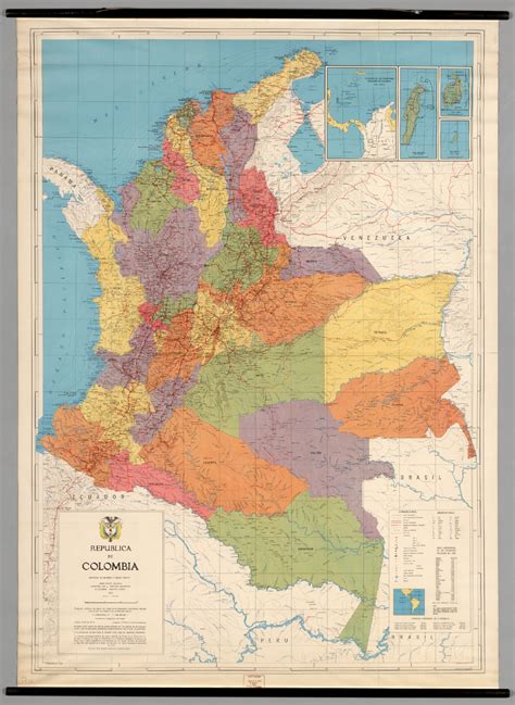Colombia Political David Rumsey Historical Map Collection