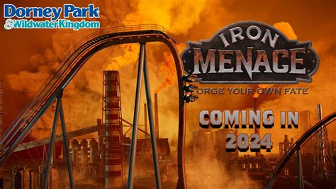 Dorney Park New Coaster For 2024 Iron Menace Announcement Bandm