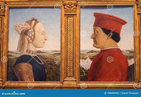 The Double Portrait Of The Dukes Of Urbino By Piero Della Francesca