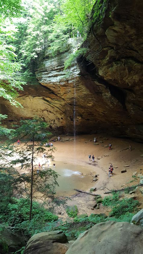 ash cave at hocking hills state park in hocking county ohio usa r hiking