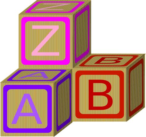 Baby Blocks Abc 2 Clip Art At Vector Clip Art Online