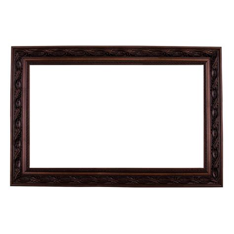 Mirrorchic Le Flore 54 In X 36 In Mirror Frame Kit In Bronze Brown